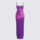 Nessa Floral Print Maxi Dress