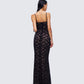 Nevaeh Black Lace Maxi Dress