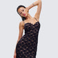 Nevaeh Black Lace Maxi Dress