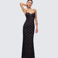 Nevaeh Black Lace Maxi Dress