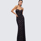 Nevaeh Black Lace Maxi Dress