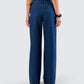 Nia High Waisted Dark Blue Jean