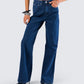 Nia High Waisted Dark Blue Jean