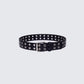 Nico Black Double Eyelet Belt