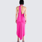 Toni Hot Pink One Shoulder Dress
