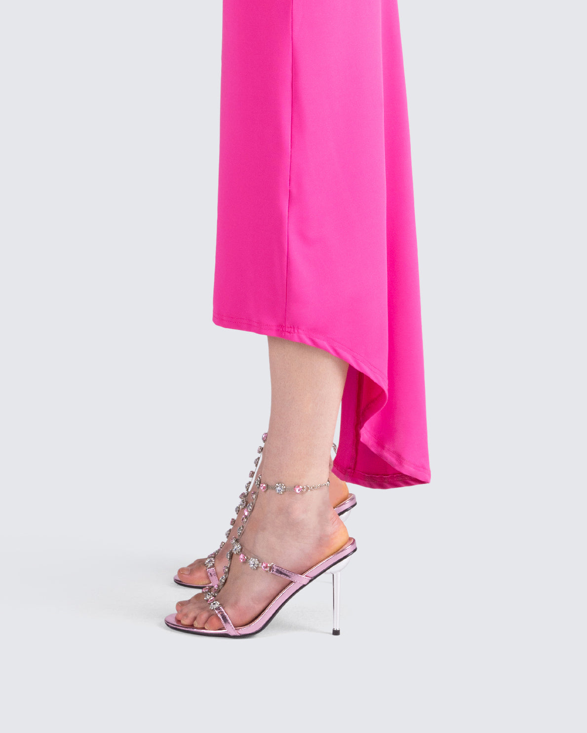 Nikki Pink Jewel Stiletto Heel – FINESSE - Main Image