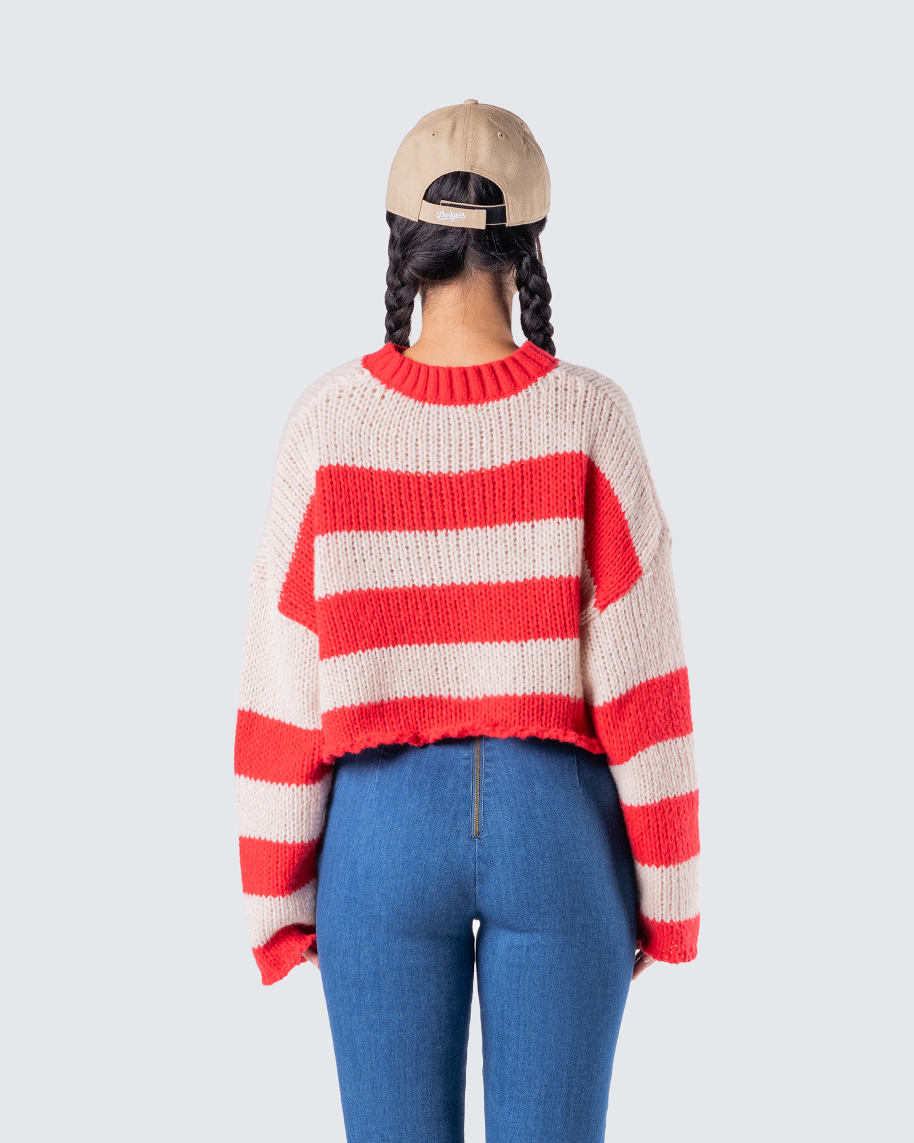 ビューティーアンドユースroku STRIPE MEXIPA KNIT - トップス