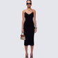 Nix Black Maxi Dress model front