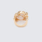 Noelis Gold Molten Pearl Ring