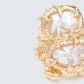 Noelis Gold Molten Pearl Ring