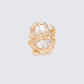 Noelis Gold Molten Pearl Ring