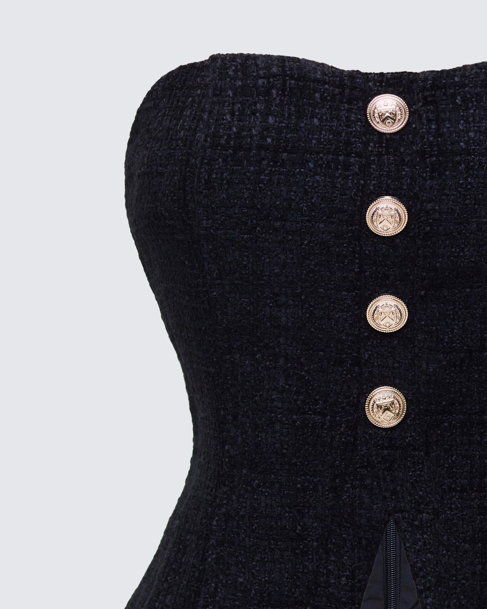 Women's black top alternate angle – FINESSE