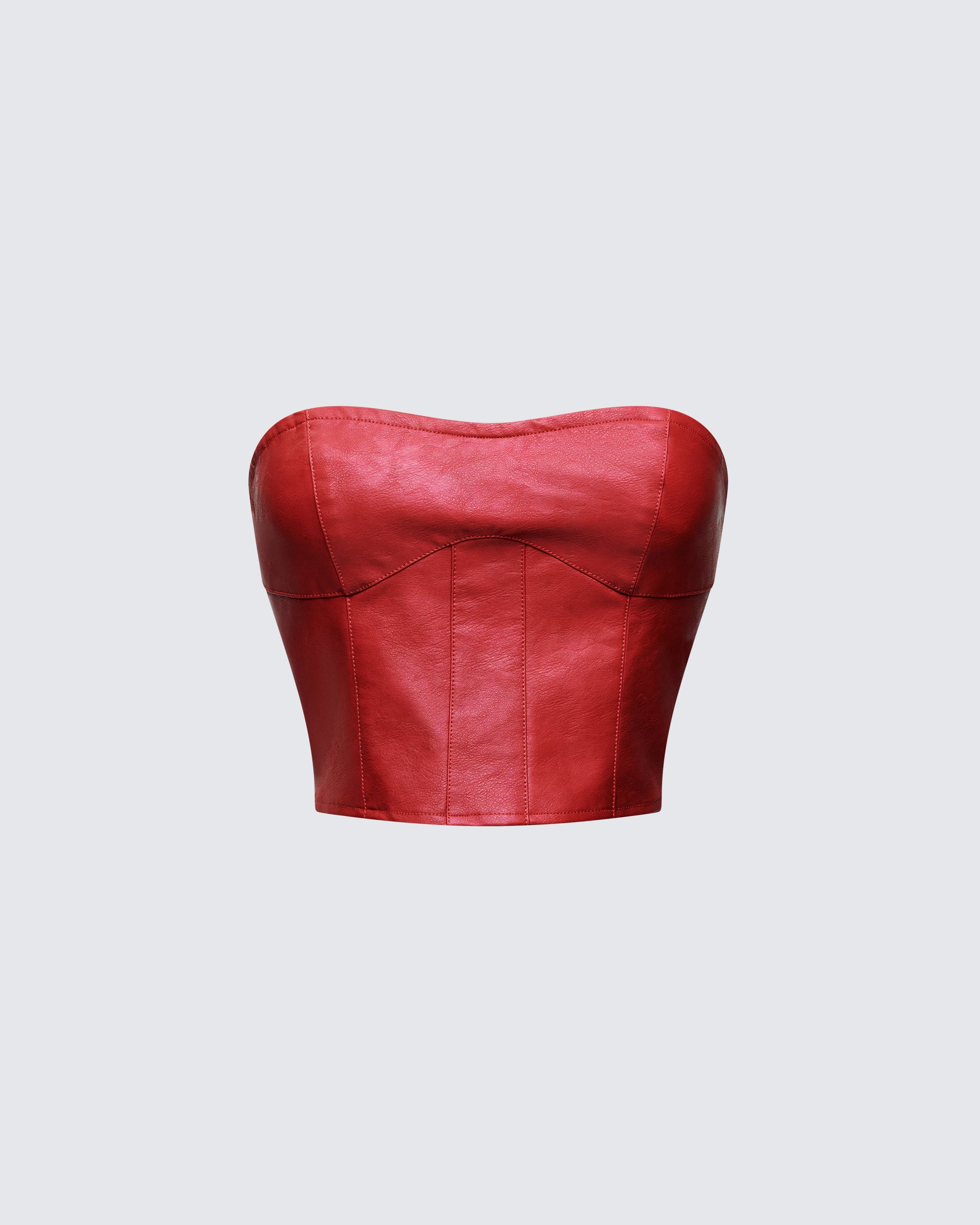 Women's red corset top – FINESSE