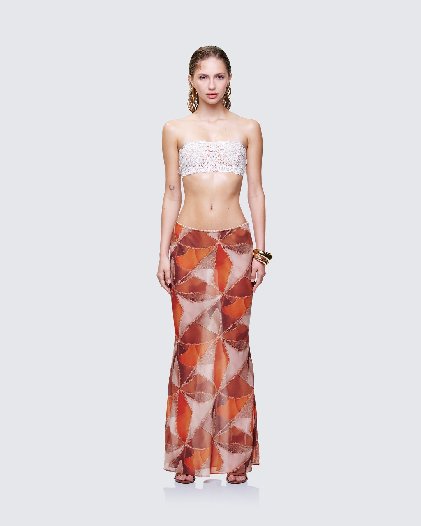 Noxie Georgette Set model front