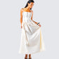 Nya Ivory Cotton Maxi Dress