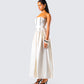 Nya Ivory Cotton Maxi Dress