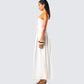 Nya Ivory Cotton Maxi Dress