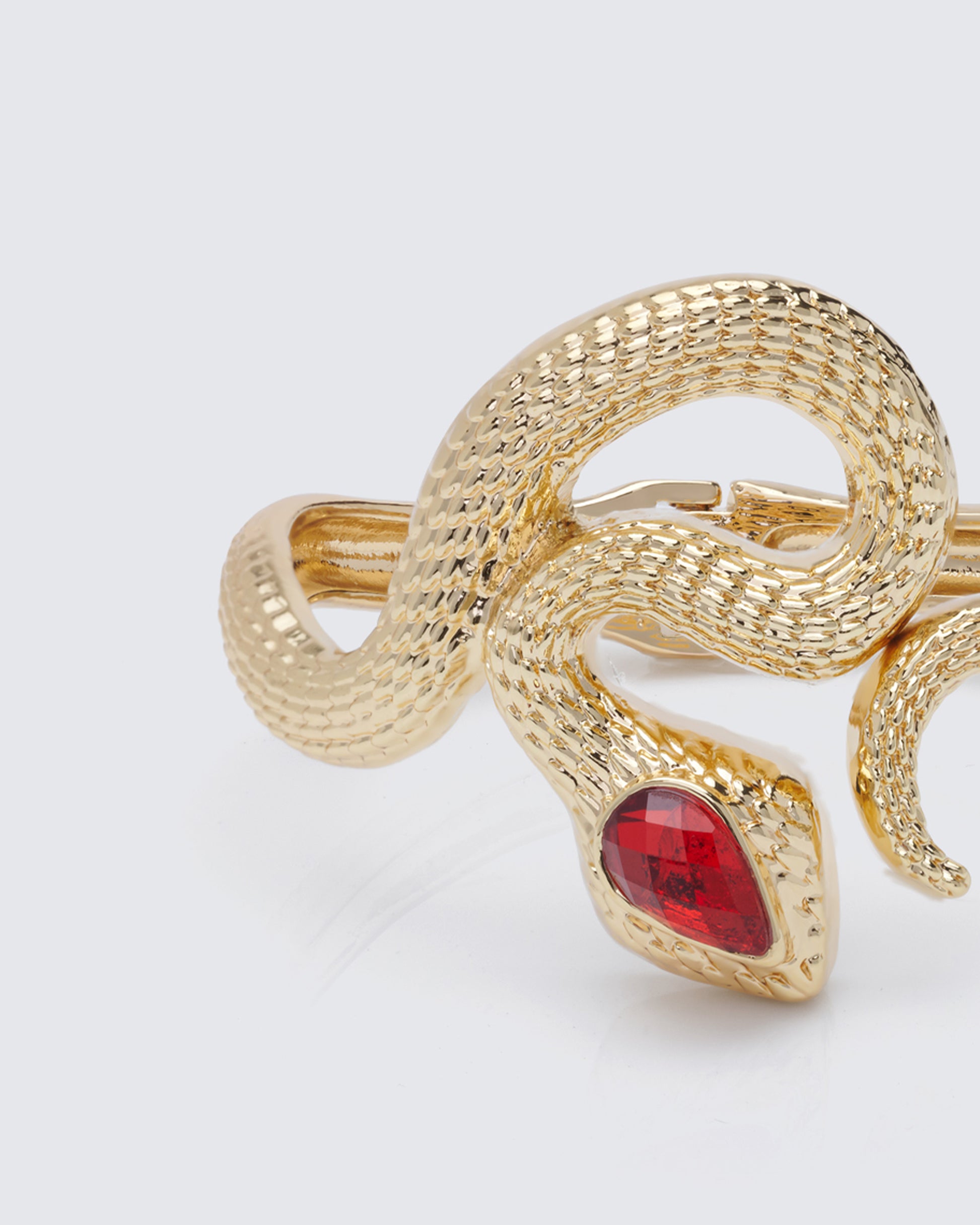 Gold bracelet styled on model – FINESSE