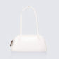 White shoulder bag front view – FINESSE