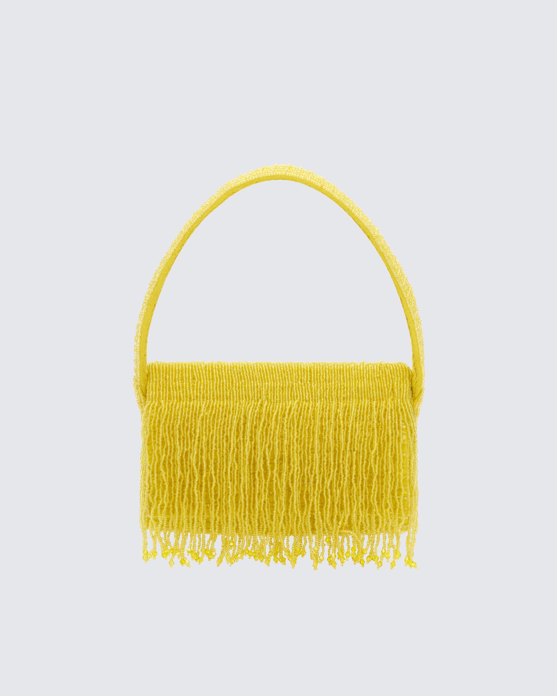 Nyxara Green Beaded Fringe Bag product front