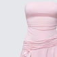 Nasrin Pink Jersey Mini Dress