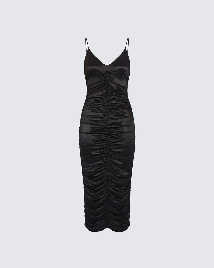 Nix Black Maxi Dress product front