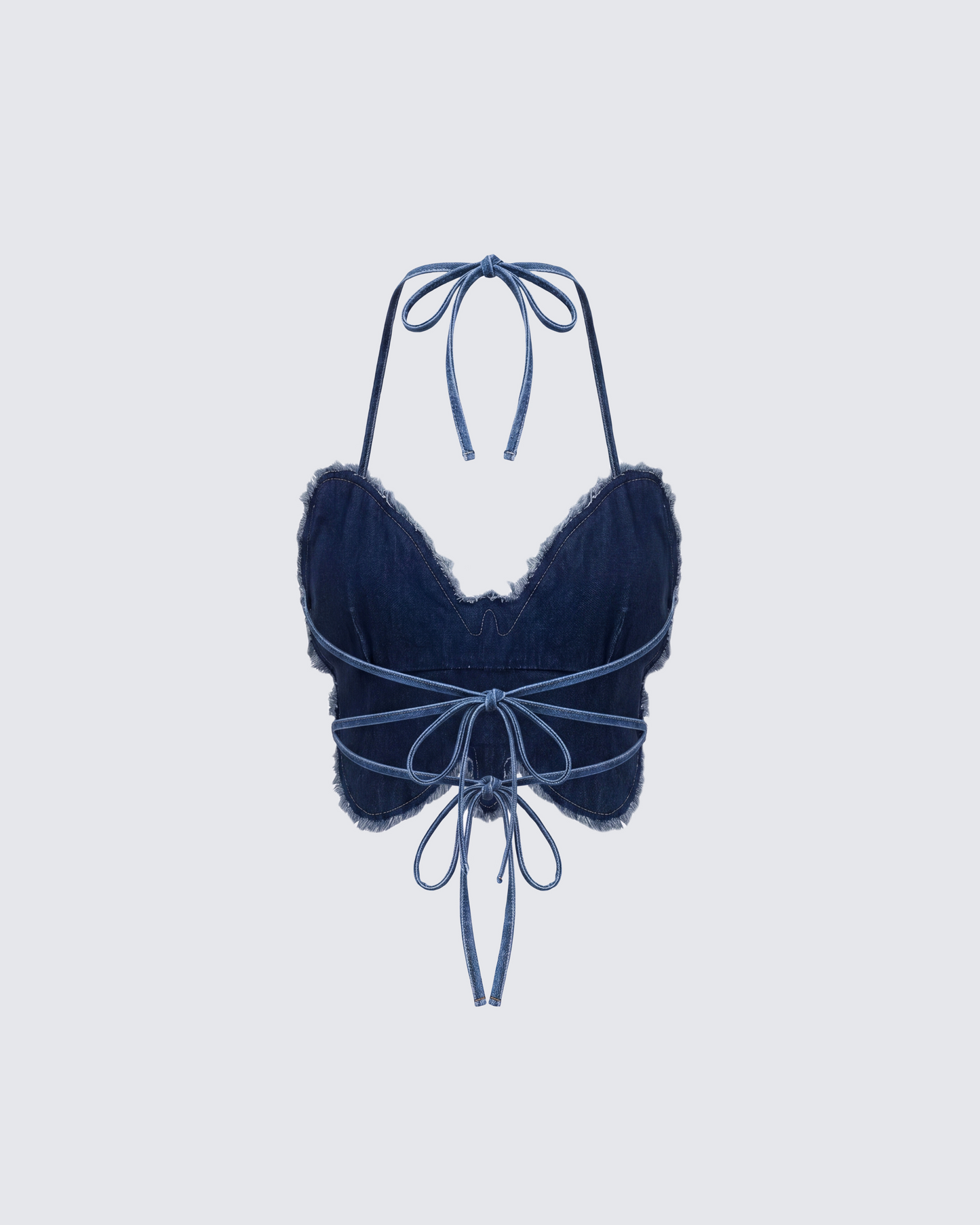 Olivette Blue Denim Butterfly Top
