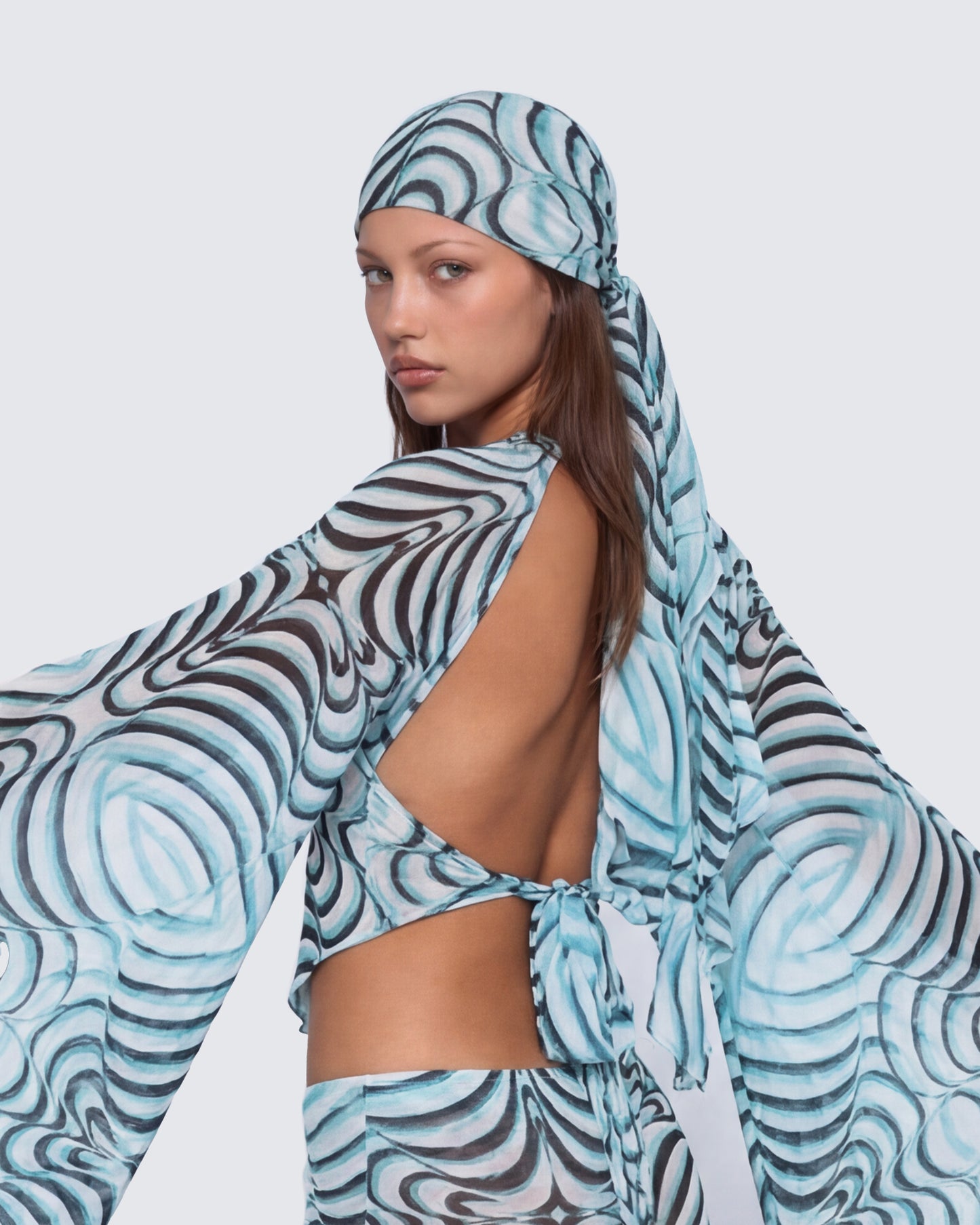 Ophelia Multi Printed Headscarf