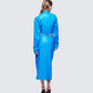 Women's blue matching set alternate angle – FINESSE