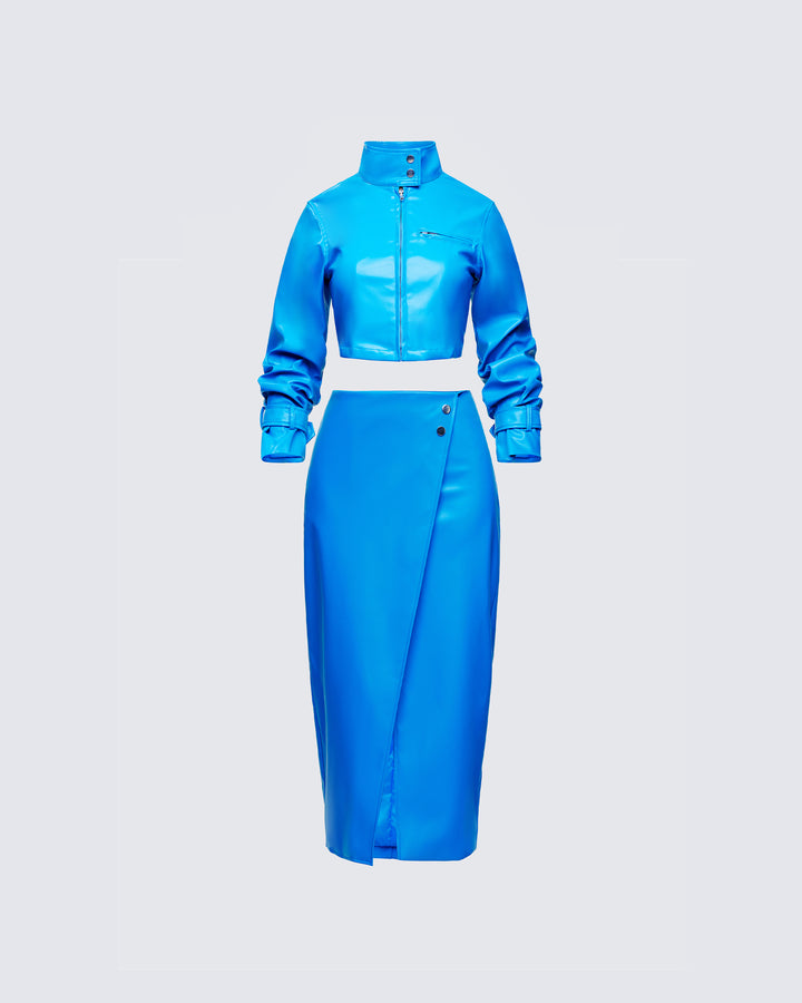 Women's blue matching set – FINESSE