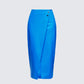 Women's blue matching set alternate angle – FINESSE