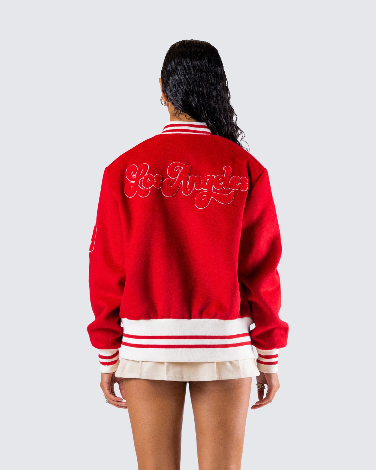 Palmer Red Varsity Jacket