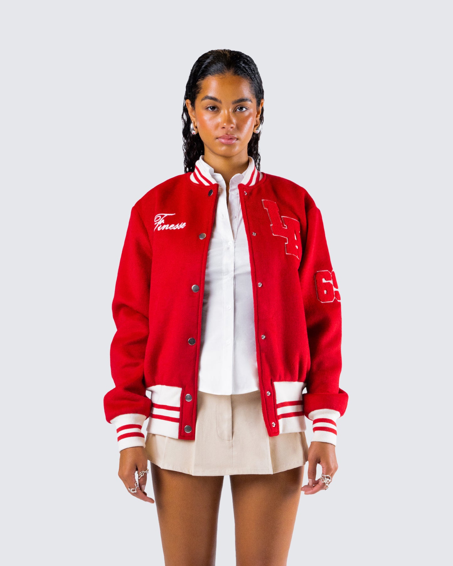 Palmer Red Varsity Jacket