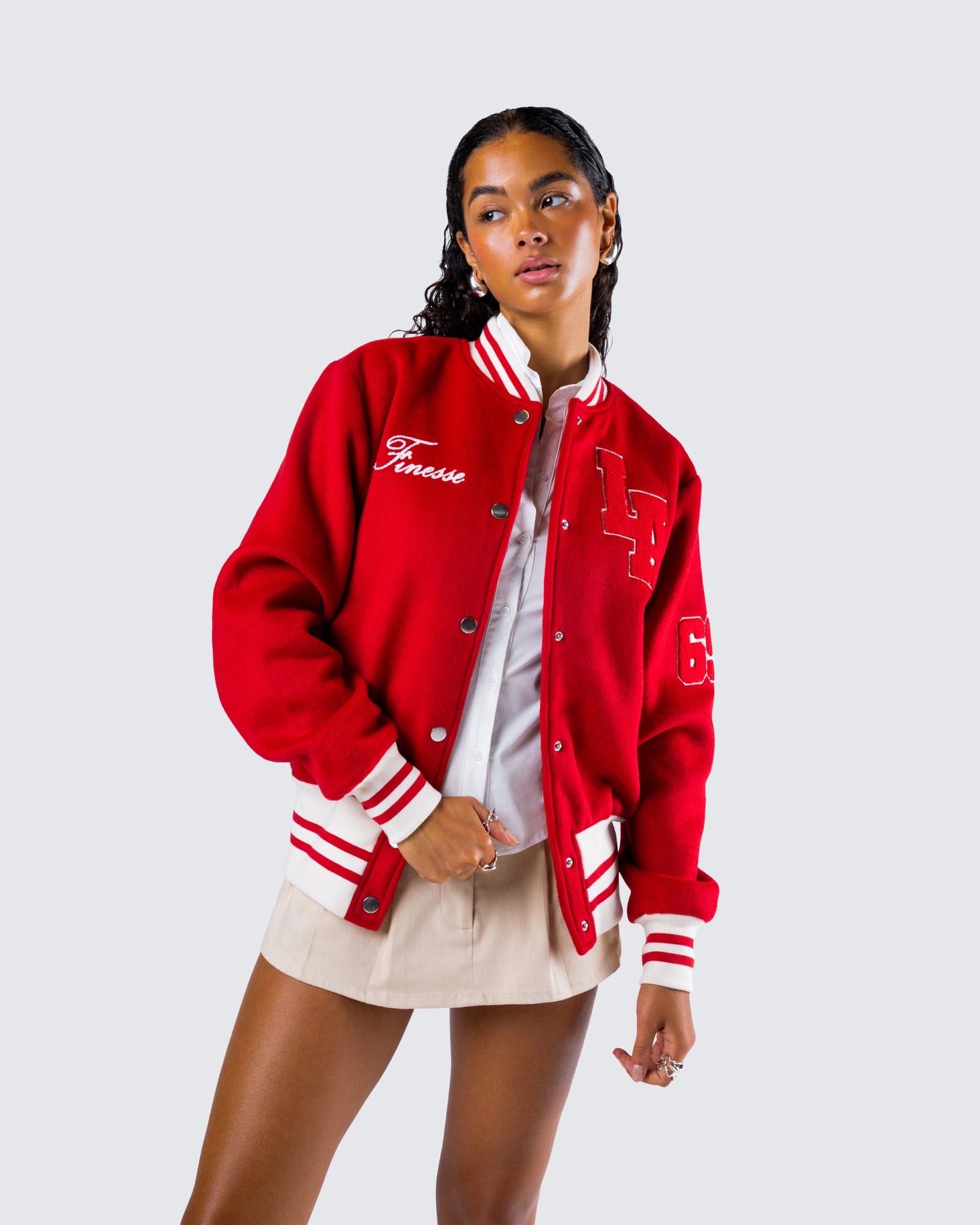 Palmer Red Varsity Jacket