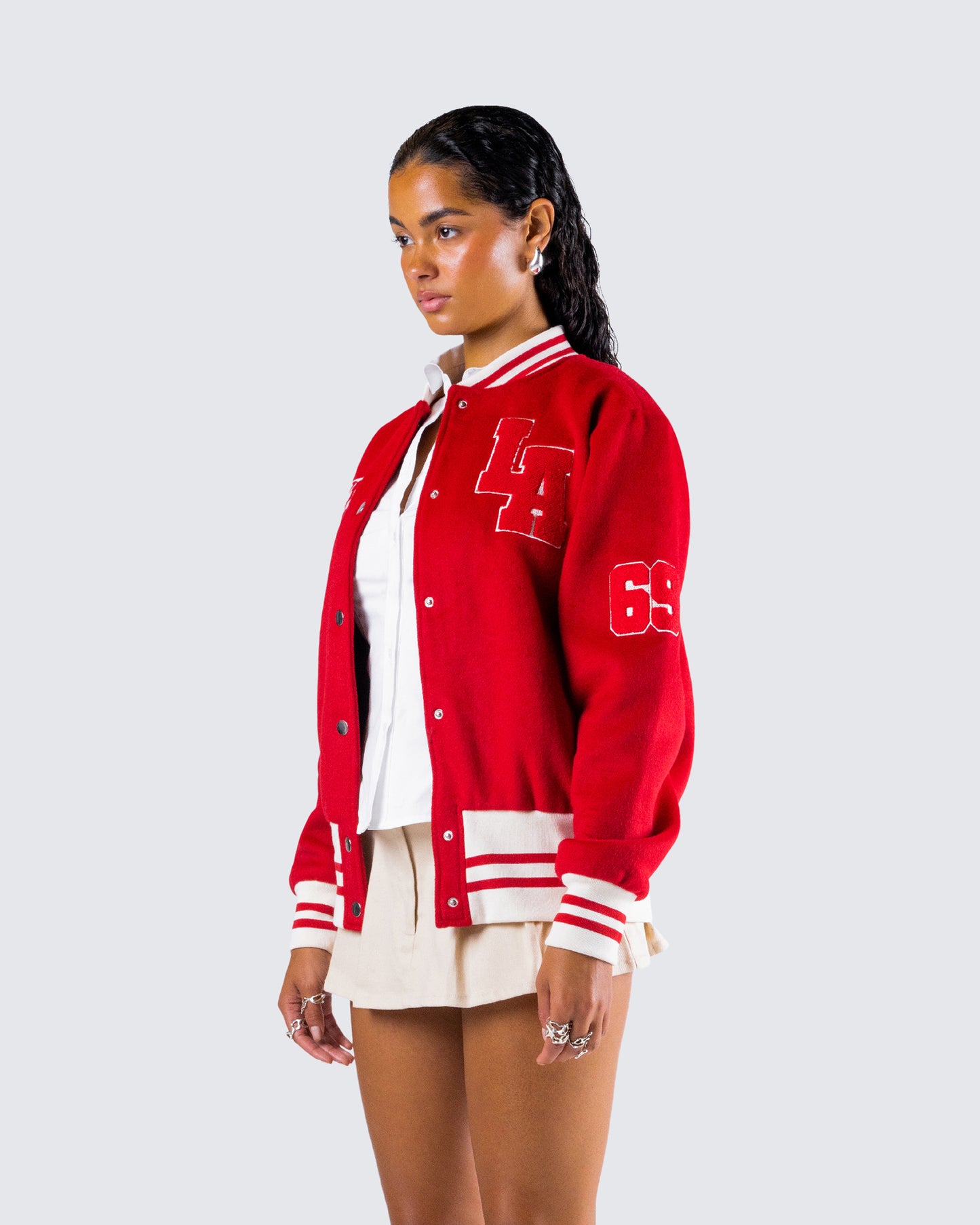 Palmer Red Varsity Jacket