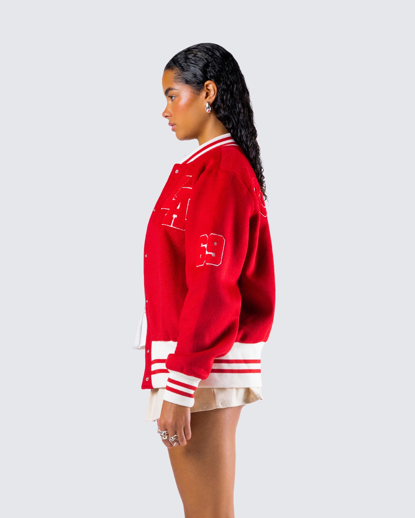 Palmer Red Varsity Jacket