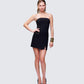 Pamela Black Belted Dress
