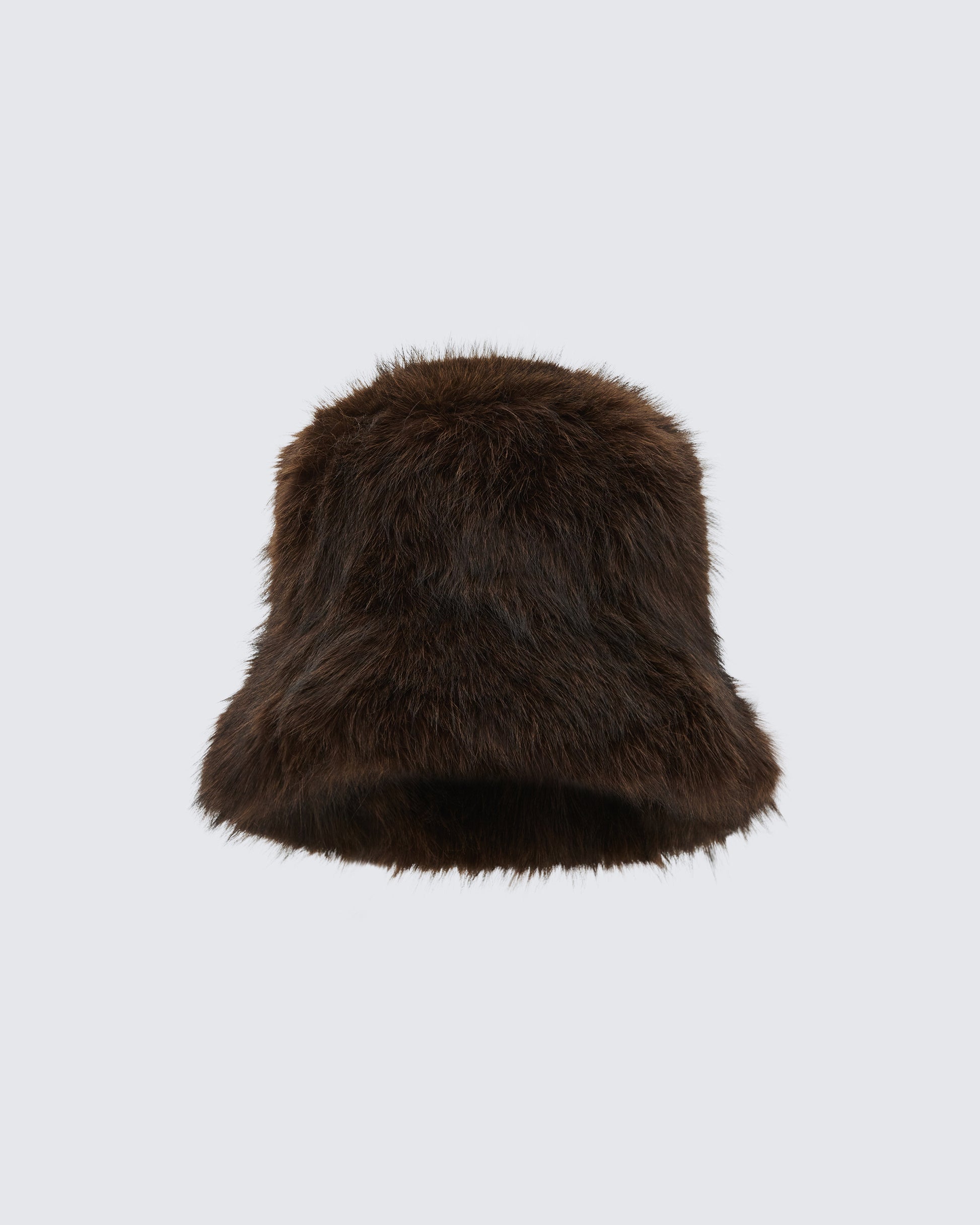Pamela Brown Faux Fur Oversized Bucket Hat product front