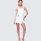 Pamela White Belted Dress