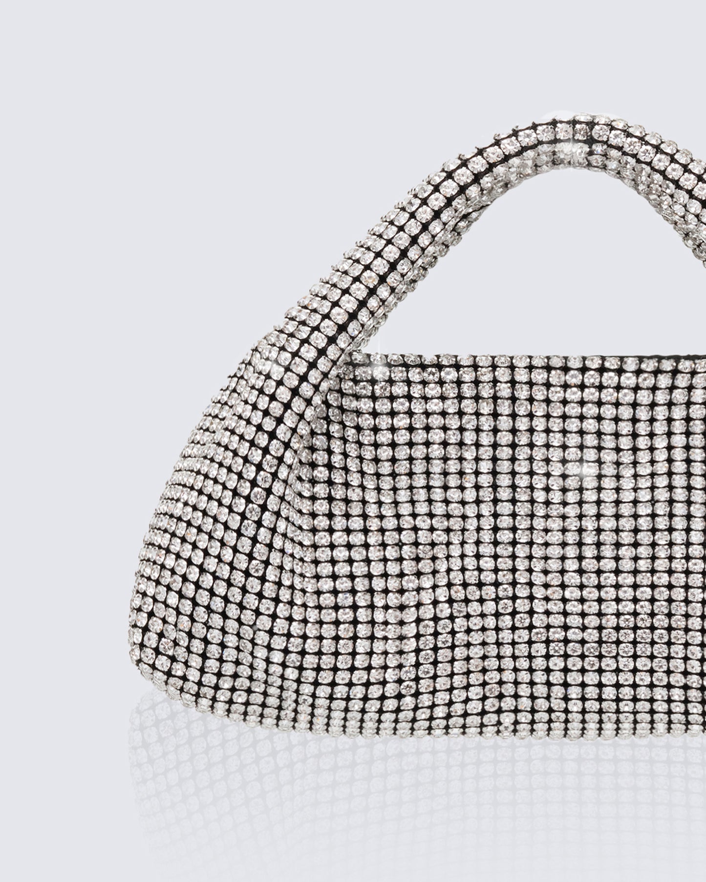 Pandora Silver Diamante Hobo Bag