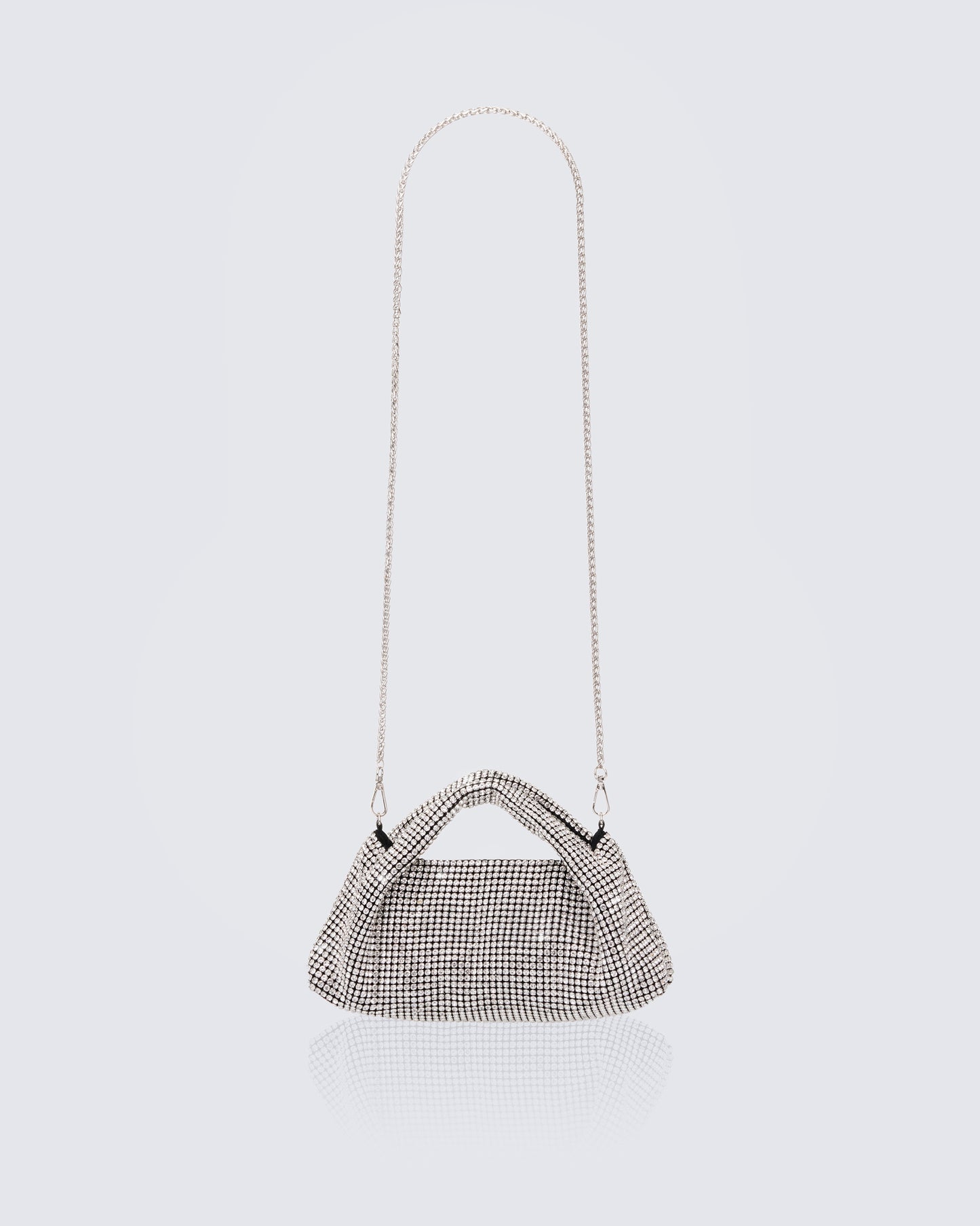 Pandora Silver Diamante Hobo Bag