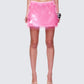 Pearle Pink Disc Sequin Mini Skirt model front