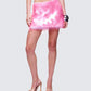 Pearle Pink Disc Sequin Mini Skirt