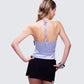 Pearle Silver Disc Sequin Cami Top