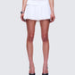Petra White Micro Mini Skirt