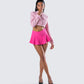 Pippa Pink Ruffle Tiered Skort