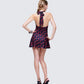 Pixie Multi Printed Halter Mini Dress