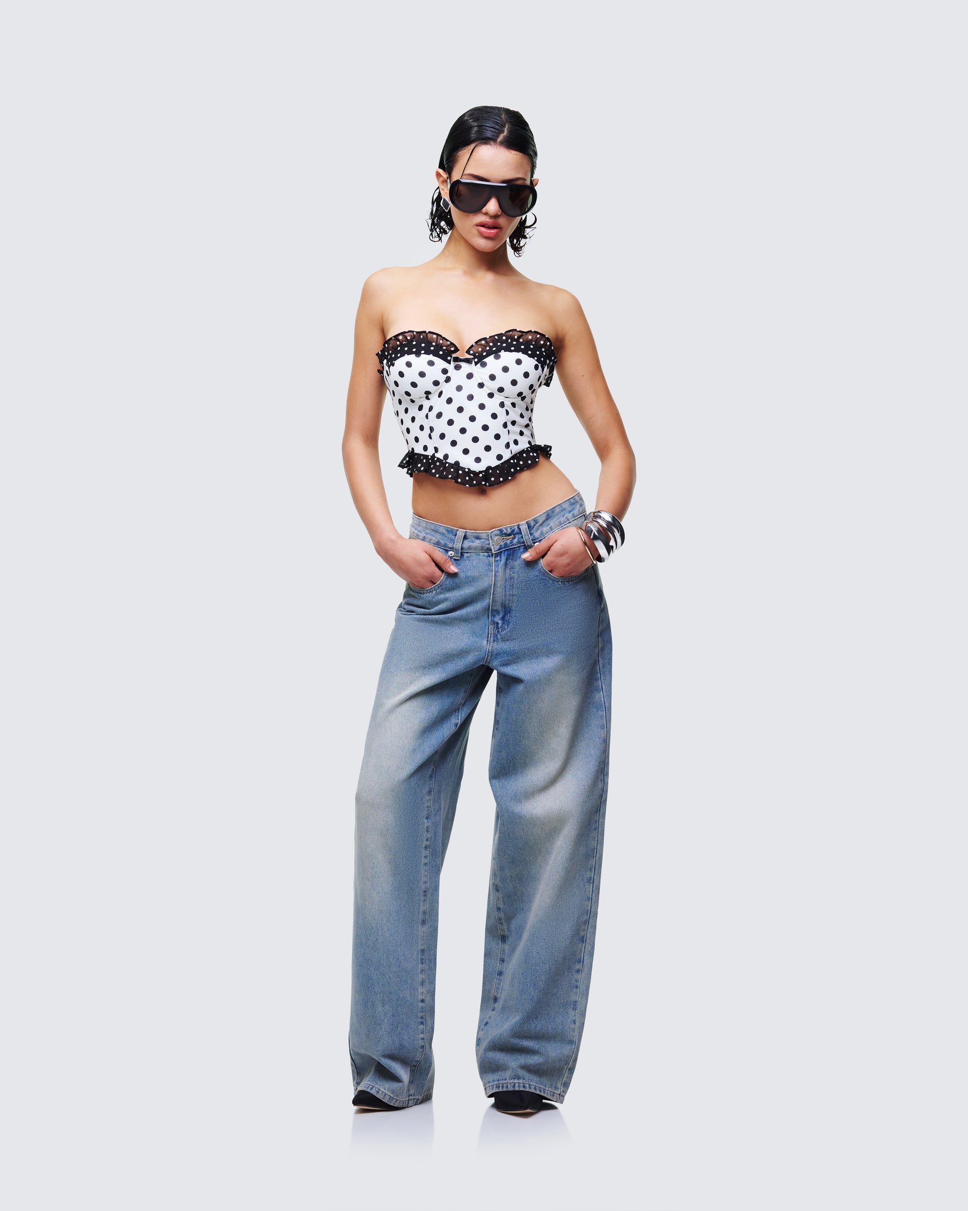 Women's corset top alternate angle – FINESSE