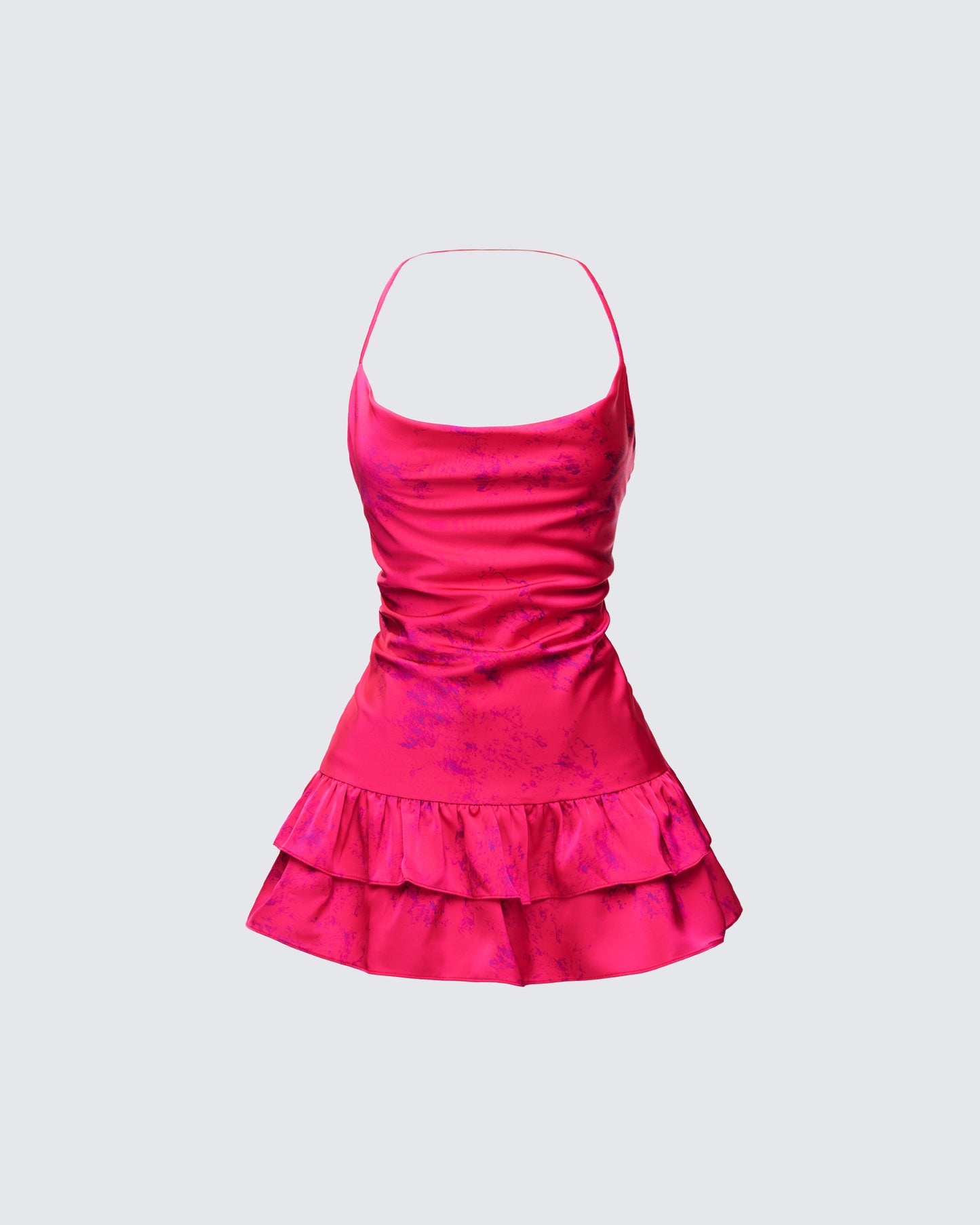 Parisa Multi Ruffle Hem Mini Dress product front