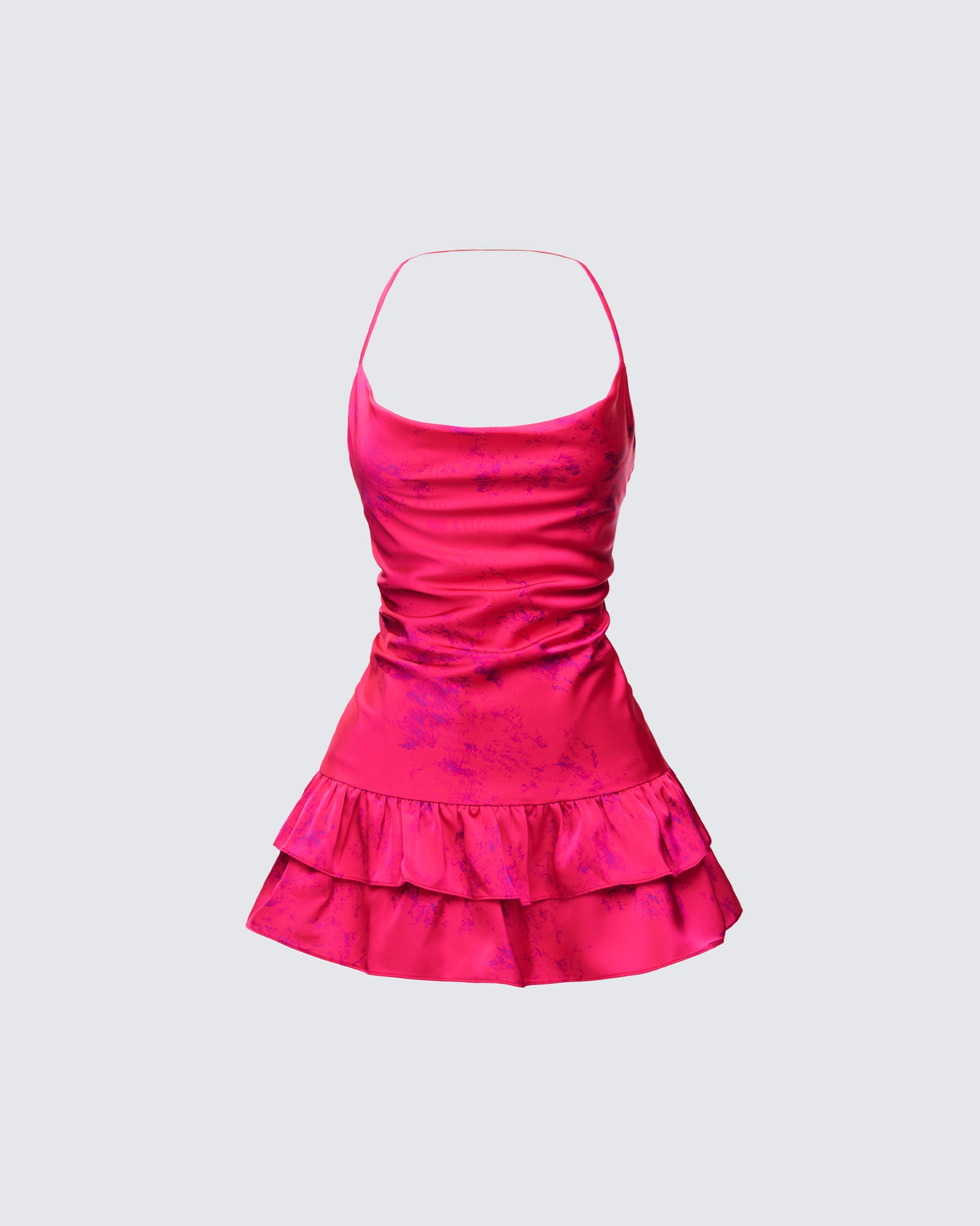 Parisa Multi Ruffle Hem Mini Dress product front